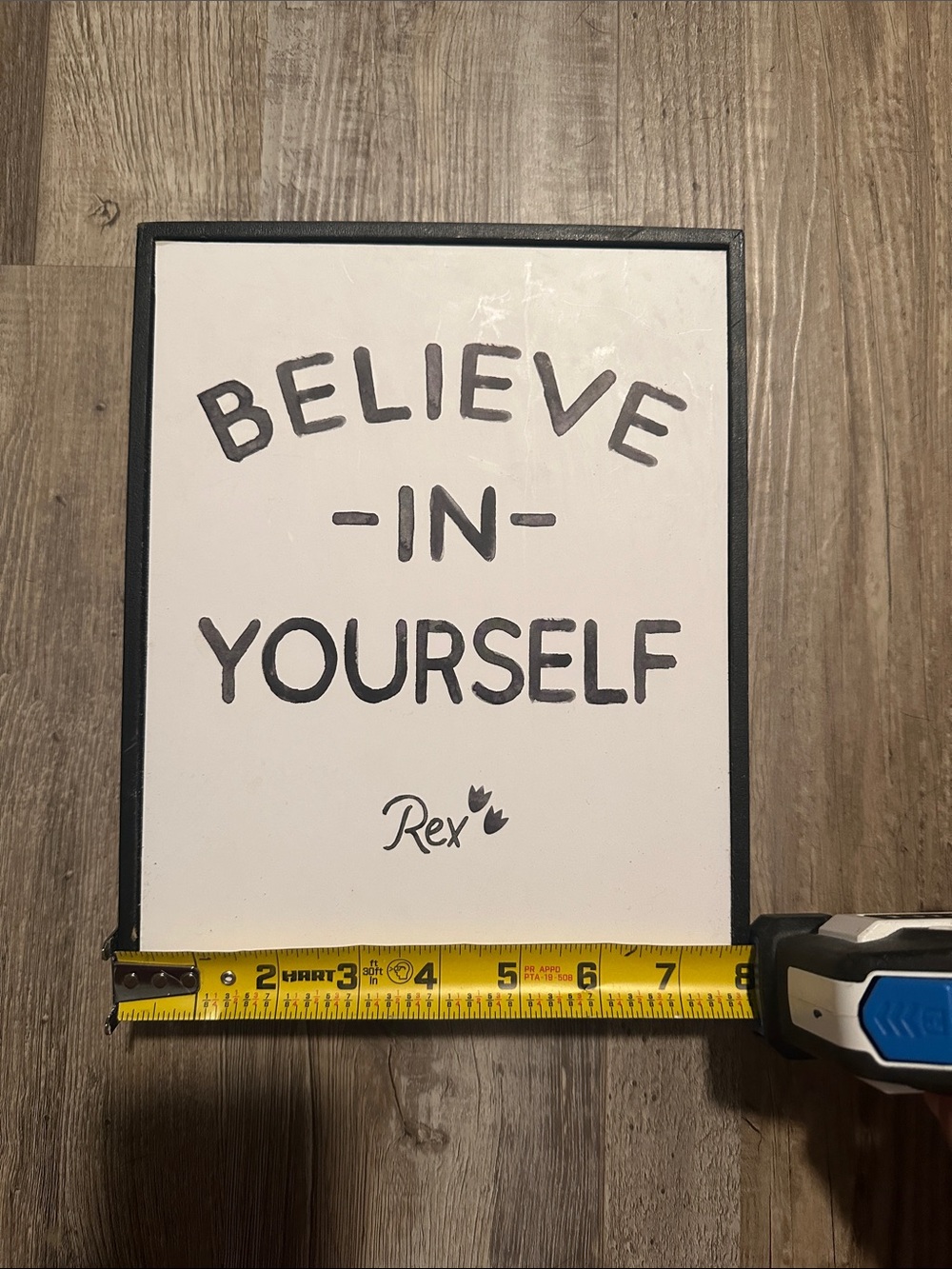 “Believe In Yourself” Wall Sign - Picture 5 of 7